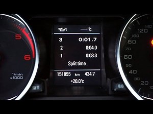 Audi A4 & A5 B8 laptimer, oil temp activation VCDS
