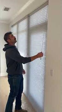 Hunter Douglas UltraGlide Demonstration, Top Down Bottom Up Applause Honeycomb, McLean VA