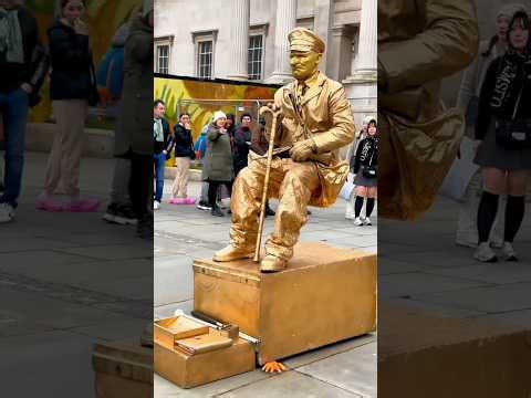 A possible explanation.🤣 #livingstatue #funny #floating #art