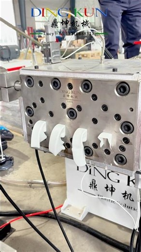 How to making pvc vinyl fence corner , pvc fence production process #machine #extrusion