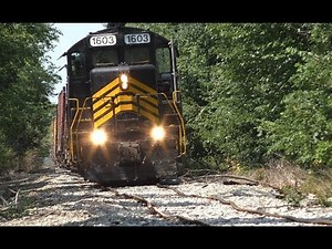 Train derailment on the ND&W Railroad