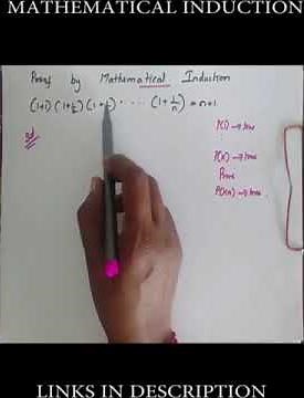 Mathematical Induction (1+1)(1+ 1/2)(1+ 1/3)...(1+ 1/n)=n+1 for all n greater than or equal to 1