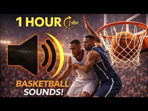 Basketball Bounce & Swish Sounds | Ball Into Net | 1 Hour