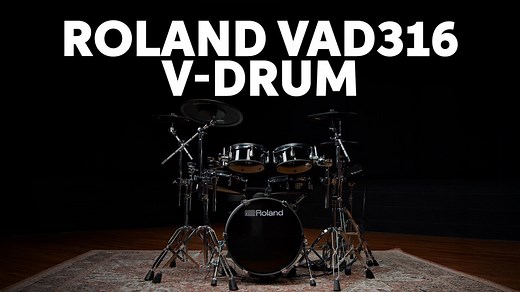 Roland V-Drums Acoustic Design VAD316 Electronic Drum Set Demo - InSync | Sweetwater