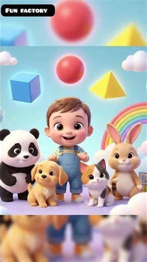 Educational 3D Cartoon for Toddlers | Learn with Fun 😍 #animatin #shortsfeed #animationworld #shorts
