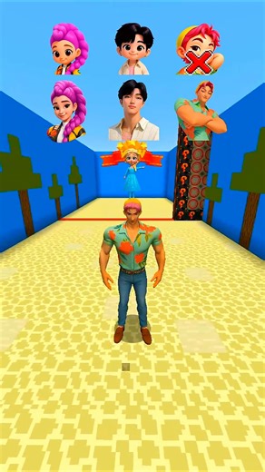 Kpop Demon Wall Test 🤡 (Part 9) #minecraft #brainrot #animation