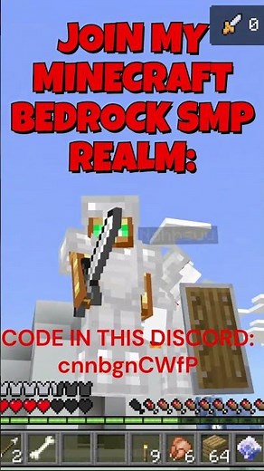 Minecraft Bedrock SMP Realm JOIN!!!!
