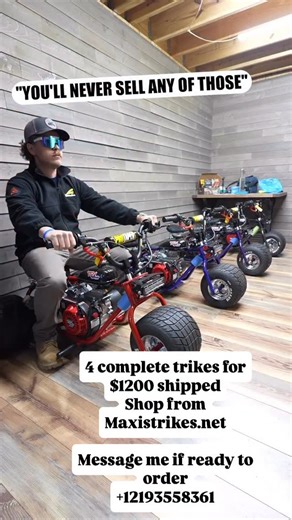 Mini Trikes on Instagram: "Citytrikes is dedicated in providing you with low cost trikes. That helps us have fast turn over on this business. We also buy trikes parts and mini bikes from those who are willing to sell theirs out on good rates so we can resell them. We are the first on the internet with the best builds you will ever see we have a good customer service and management and every trike you buy comes fully build well tested just need gas and ready to run. Details they run with a predat
