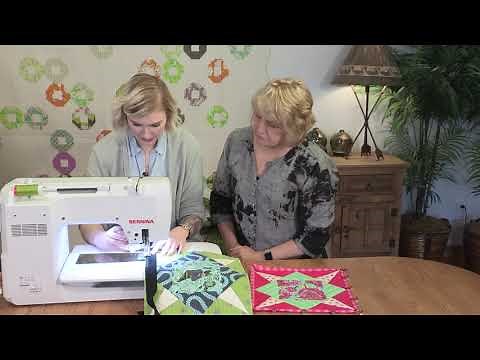 BERNINA: Attaching Binding using Double Overlock