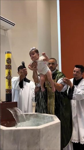 Baby’s Holy Baptism Pure Blessing Bautizo de un Bebé Heaven’s Little Angel Catholic Baby Baptism🩷