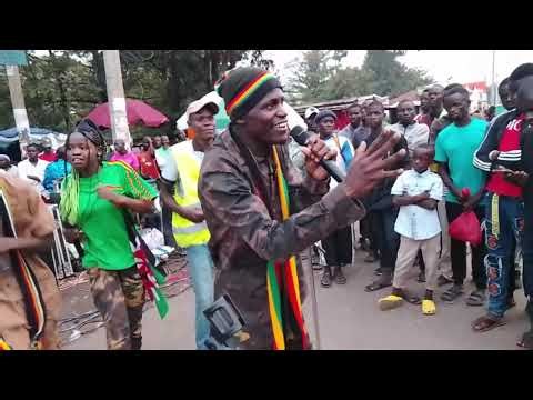 Think about the Children reggae live performance by President japesa in Ahero town