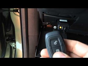 How to program the remote control and key of the Ford Kuga
