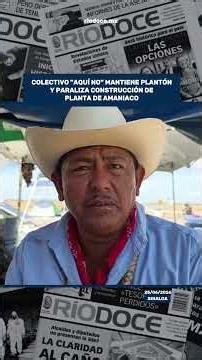 "Aquí No" collective maintains protest and halts ammonia plant construction