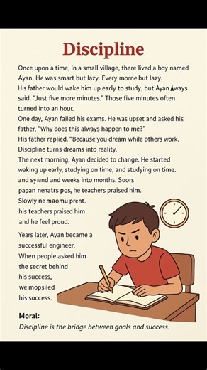 Discipline — Motivational English Story to Learn English & Life Lessons | English Speaking Practice
