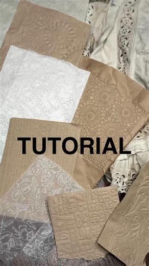 Kate Dachovska on Instagram: "Turning everyday packaging into textured treasures ✨ In this reel I’m transforming simple paper from recycled packages with embossing folders to create beautiful backgrounds for junk journals, tags, and mixed media projects. The raised patterns add instant depth, vintage charm, and a handmade feel — perfect for giving new life to materials you already have. Try mixing different papers and folders to discover unique textures that make your creations truly one-of-a-ki