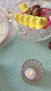 Somebunny loves your table! Celebrate spring with this cute and cheery crochet table runner #crochetdecor #filetcrochet | I Like Crochet | Facebook