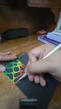 Asmr pattern on scratch note #asmr #pattern #doodle #scratchnote