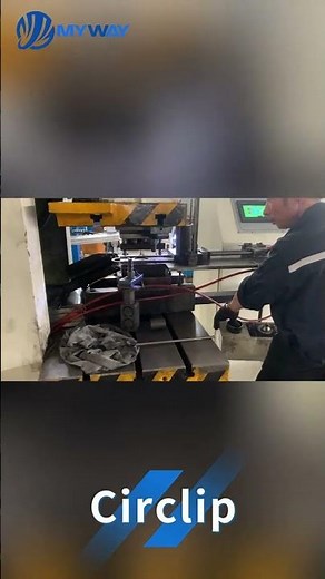 Circlip Production Process #Circlip #shaft #Bores #E-type Ring #washer #custom #manufacturing #myway