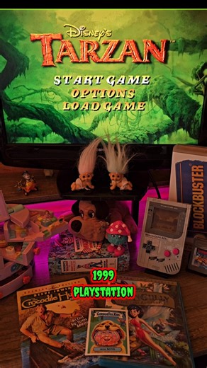 Tarzan Playstation PS1 1999 🎮🦜 On The Game Stick Lite Retro Gaming Console