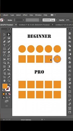 Adobe illustrator tutorial for beginner #graphicdesign #adobeillustrator