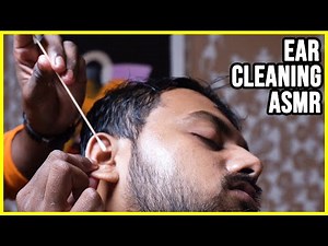HEAD MASSAGE with EARS CLEANING 🟠 ASMR sleep 🟠 INDIAN BARBER