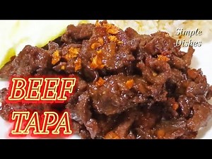 Simple Tasty & Juicy BEEF TAPA Recipe