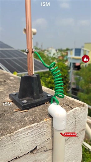 సోలార్ లైట్ నింగ్ అరెస్టర్ #plumbing #work #telugu #trending #viralvideo #youtubeshorts