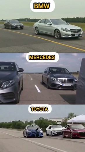 Emergency Braking Test: BMW vs Mercedes vs Toyota
