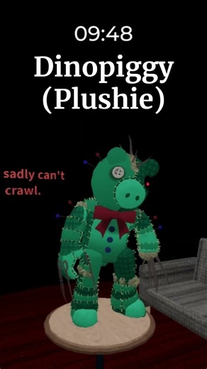 Dinopiggy (Plushie) Skin Showcase! #piggyroblox #piggyskins #christmas #roblox #games #gaming