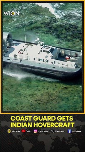 India Builds First Indigenous Hovercraft for Coast Guard | WION Shorts
