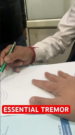 Essential Tremor - Tremor in action and postural #essentialtremor #neurologistindehradun #tremor
