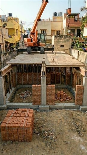 Building a Compact Modern RCC House | Full Construction Timelapse from Foundation to Completion