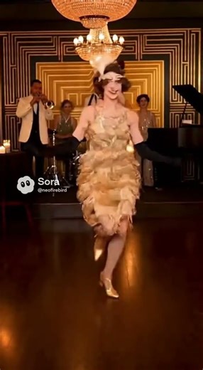 The Endless Party: 1920s Flapper Dance (Sora AI)