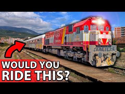I Took the LAST Passenger Train in Kosovo...