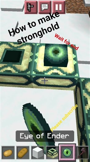 How to make stronghold in minecraft #minecraft #gaming