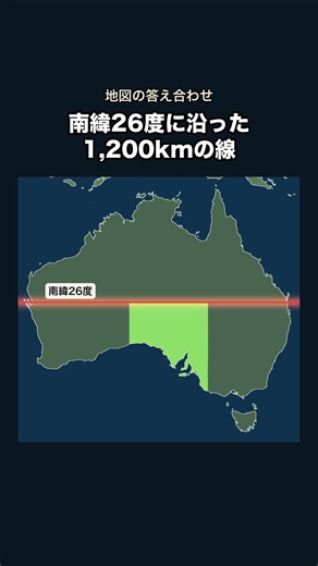 オーストラリアの州境は、本当に真っ直ぐなのか測ってみた #shorts