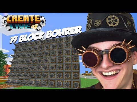 XXL Drill for INFINITE Raw Materials! - CREATE LIVE 4 - #4