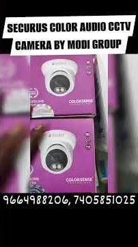 Securus Color Audio Cctv Camera by Modi Group