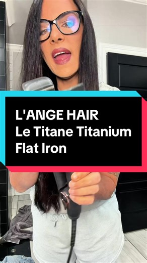 Achieve Perfect Hair with L'ANGE HAIR Titanium Flat Iron