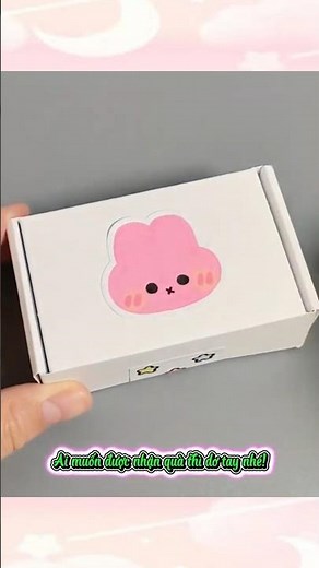 Chị Thỏ DIY hộp quà ngày 1/6 tặng Fan #tiemdochoi #minicraft #dochoigiay #diy #bupbe