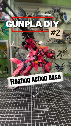 DIY Floating Action Base for EPIC Gunpla Poses! #GunplaCustom #FloatingBase #ActionBase | Kogic's G Studios