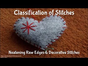 1Room Kenya KCSE Home Science Form 1 Lesson 53: Neatening Raw Edges and Decorative Stitches