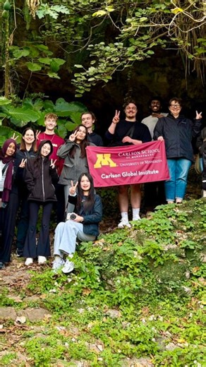 A peek into IBUS 1021: Design Your Life in Japan! 📹 With a packed schedule of company visits, personal reflections, cultural moments, and plenty of exploring, students got the most they could out of this international experiences. "We experienced and acknowledged many cultural and traditional customs," says Nhi Ly, '27 BSB — who edited this video herself! "We visited a shrine and walked through a beaten path surrounded by nature. We experienced rush hour on the subway and witnessed the fast-pac