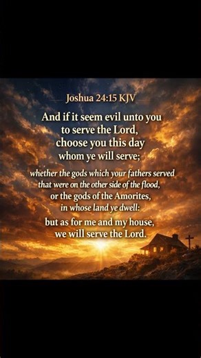 Joshua 24:15 “As for Me and My House”