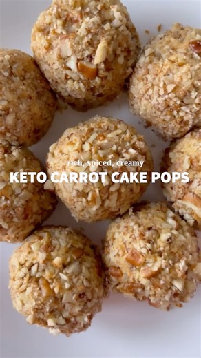 1.6K views · 21 reactions | Keto Carrot Cake Pops Recipe | Easy Keto...