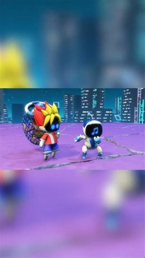 Astro Bot Meets Spike (Ape Escape) #gaming #shorts #astrobot #apeescape #playstation #ps5