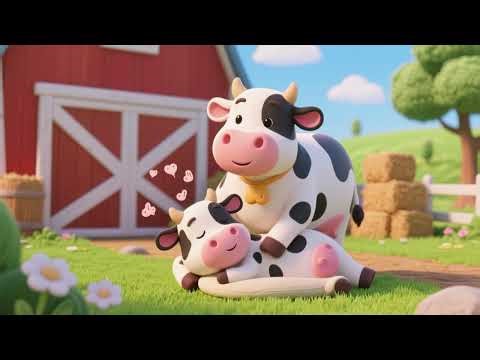 Mama Cow’s Farm Lullaby 🐄🌙 | Calm Bedtime Song for Kids