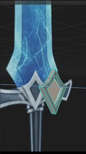 SwordTember 2025 - Week 2 : Frost Sword #Swordtember #Blender