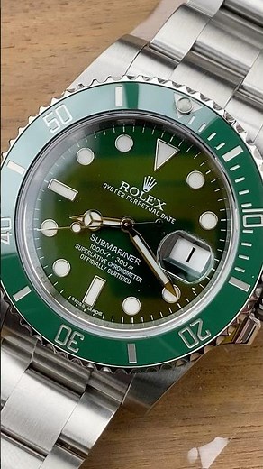 Rolex Submariner Hulk 116610LV-0002 - Rolex Certified Pre-Owned Watch Review