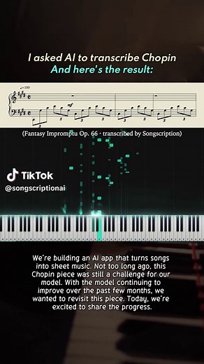 Turn Songs into Sheet Music Easily with Songscription.ai